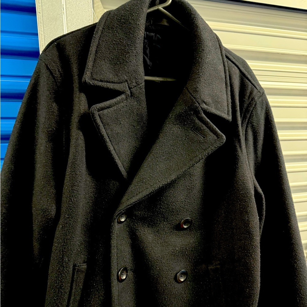 Old Navy Classic Black Pea Coat